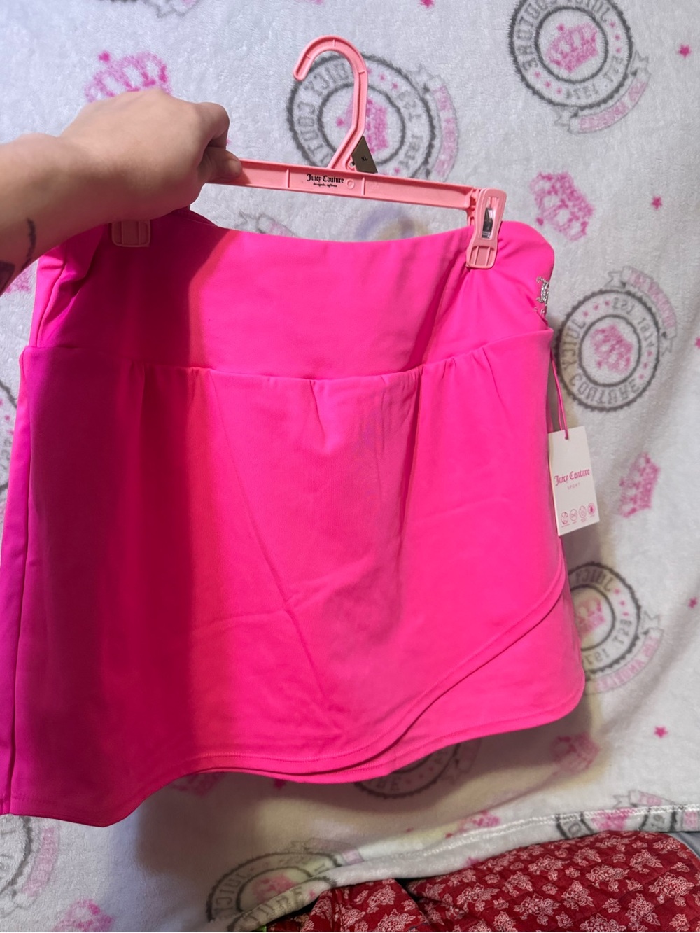 Juicy Couture Vibrant Pink Athletic Skort